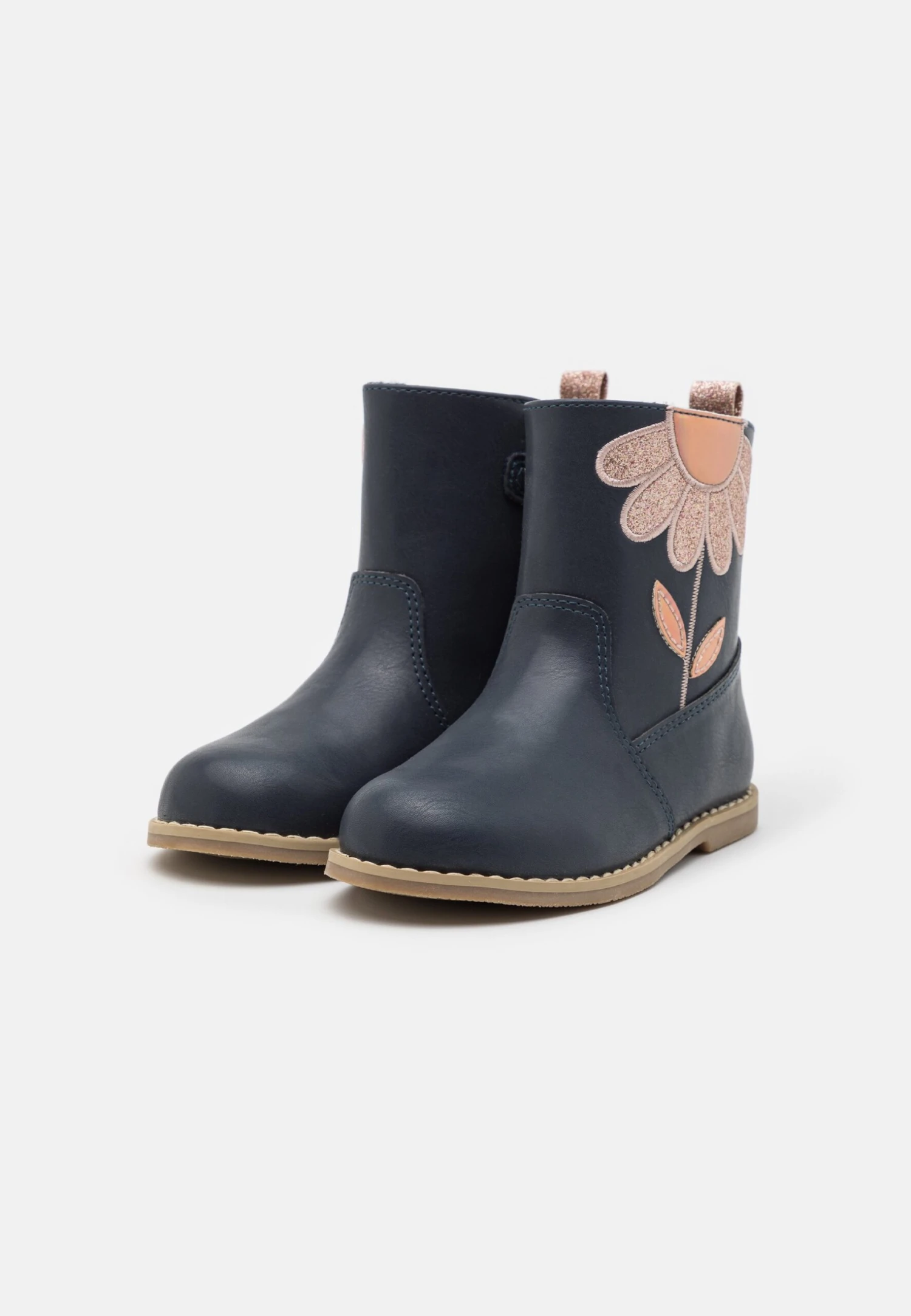 Friboo Korte Laarzen - Dark Blue 2 Friboo Korte Laarzen - Dark Blue - Afbeelding 2