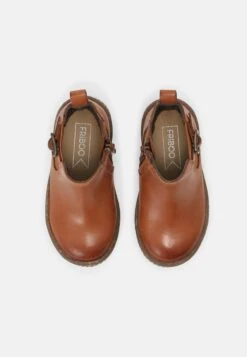 Friboo Leather Booties - Korte Laarzen - Cognac -Friboo 3add59ffbcfe41d780f40a2a798ed4e4