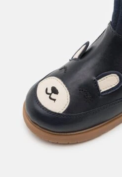 Friboo Leather - Snowboots- Dark Blue -Friboo 63c6886ea50e4c589fe02b48851d45d5