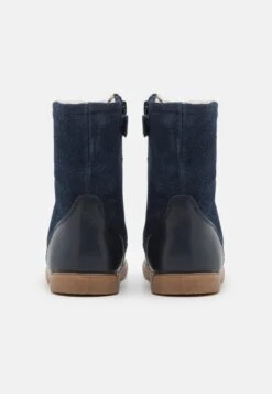 Friboo Leather - Snowboots- Dark Blue -Friboo 9dc11cdccb9349adb205410a04cd74f1