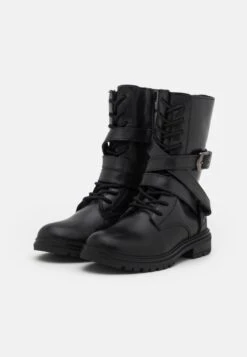 Friboo Leather - Veterlaarzen - Black 18 Friboo Leather - Veterlaarzen - Black -Friboo b67407c76ada48aaa2c89da07f90a17f