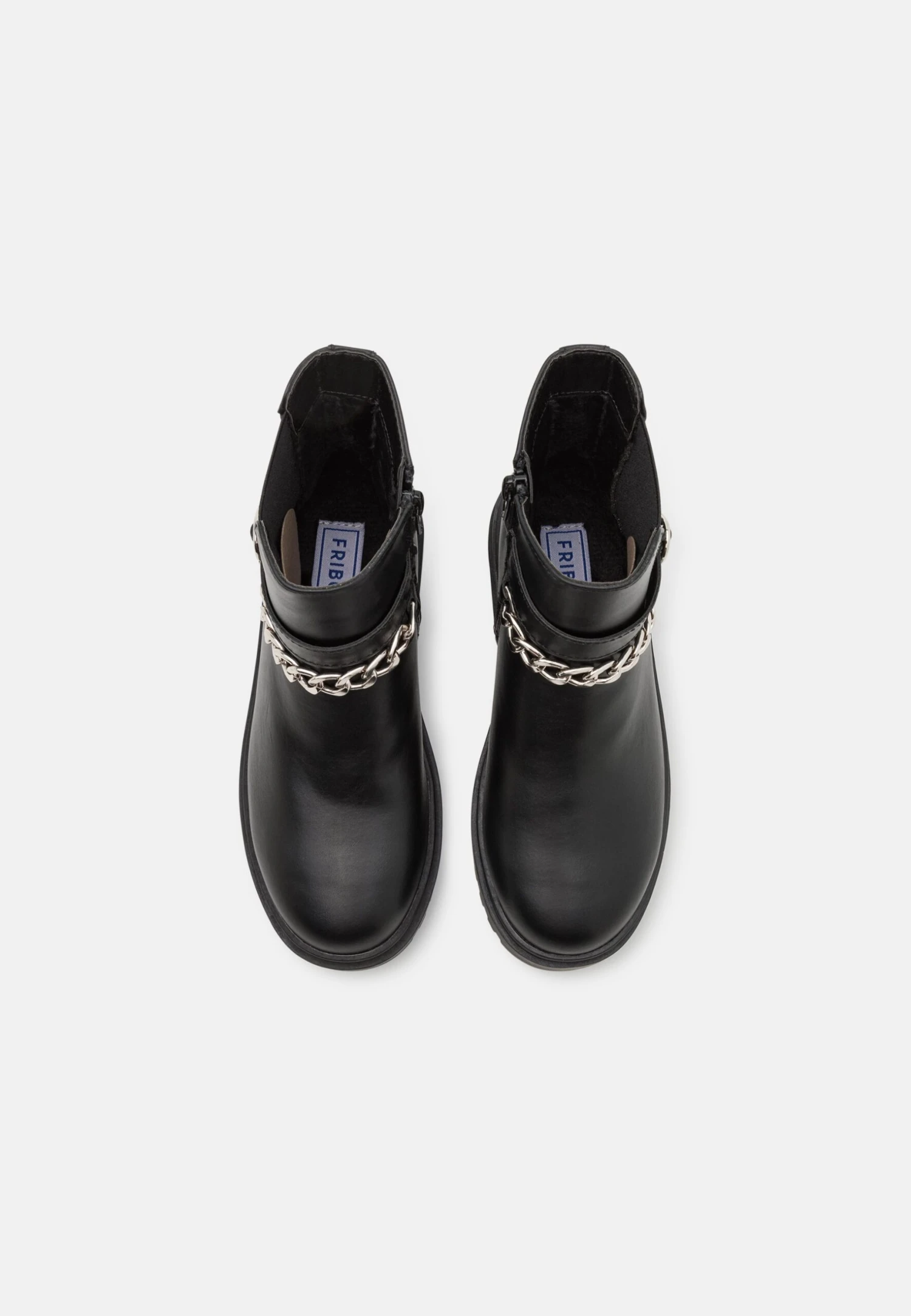 Friboo Cowboy-/Bikerlaarsjes - Black 4 Friboo Cowboy-/Bikerlaarsjes - Black - Afbeelding 4