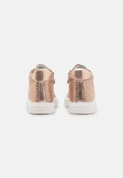 Friboo Leather - Sneakers Hoog - Rose Gold -Friboo e6370f942dd24620ac6a3e45f4fcd3d9